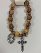 DIVINE MERCY OLIVE WOOD