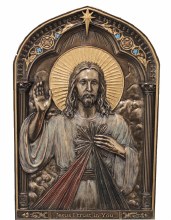 DIVINE MERCY STANDING PLAQUE