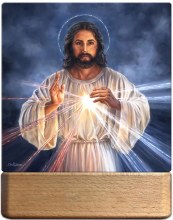 DIVINE MERCY TABLETOP NIGHT LIGHT