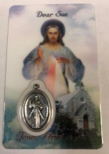 DIVINE MERCY DEAR SON PRAYER CARD