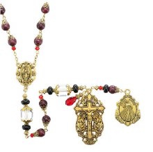 DIVINE MERCY AND FAUSTINA ADORATION ROSARY