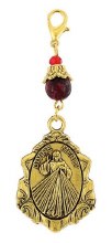 DIVINE MERCY GOLD BAG CLIP