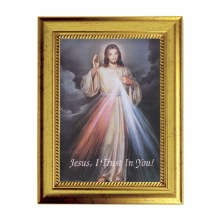 DIVINE MERCY TEXTURED FRAMED IMAGE