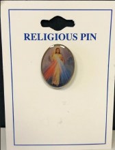 DIVINE MERCY LAPEL PIN 3/4"