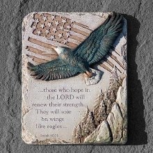 EAGLE'S WINGS WALL PLAQUE