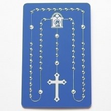 EMBOSSED ROSARY CARD