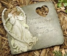 FOREVER WITH THE ANGELS STEPPING STONE