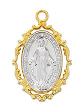 TWO TONE MIRACULOUS MEDAL