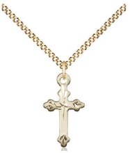 GF CROSS ENGRAVED SMALL STAR