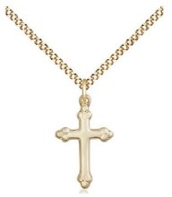 GF CROSS POLISHED SGP 18 CHAIN