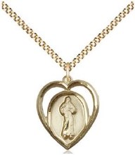 GF DIVINE MERCY HEART MEDAL