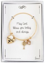GOLD FIRST COMMUNION BRACELET