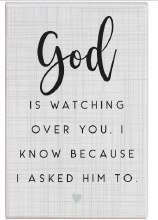 GOD IS WATCHING OVER YOU BLOCK