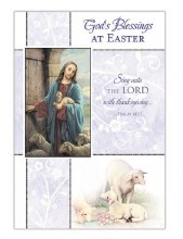 GOD'S BLESSINGS AT EASTER CARD