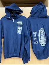 GOT MARY SM ZIP HOODIE NAVY