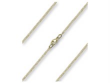 GOLD PLATED 16'' CURB CHAIN