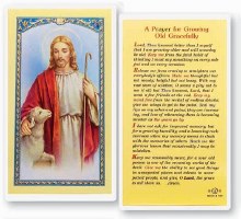 GROWING OLD WITH GRACE PRAYER CARD