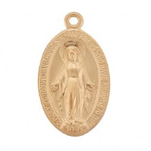 GS MIRACULOUS MEDAL OVAL 24'' CHAIN