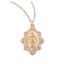MIRACULOUS MEDAL WITH CRYSTAL TONES
