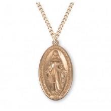 LARGE OVAL MIRACULOUS MEDAL