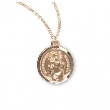 ROUND ST. CHRISTOPHER 18'' MEDAL