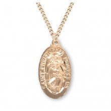 ST. CHRISTOPHER OVAL 24''  MEDAL
