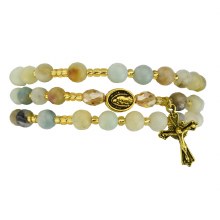 GUADALUPE FULL ROSARY WRAP BRACELET