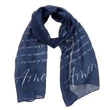 PRAYER SCARF - HAIL MARY PRAYER