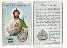 ST JUDE PRAYER CARD WITH MEDAL