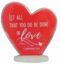 HEART PLQ LET ALL YOU DO