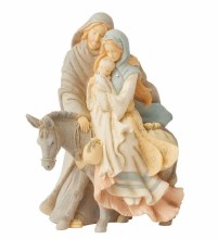 HOLY FAMILY WITH DONKEY