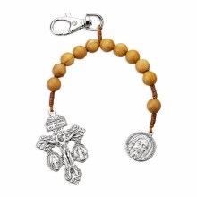 HOLY FACE ONE DECADE ROSARY W/CLIP