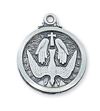 HOLY SPIRIT MEDAL 20" CHAIN