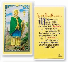 IRISH BENEDICTION ST PATRICK PRAYER CARD