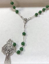 IRISH ROSARY WITH CELTIC CRUCIFIX