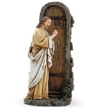 JESUS KNOCKING AT THE DOOR STATUE