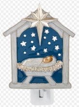 JESUS IN MANGER NIGHT LIGHT