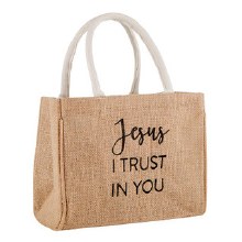 JESUS, I TRUST IN YOU JUTE BAG