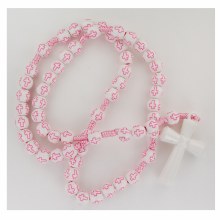 KID'S PINK CROSS ROSARY