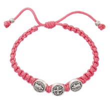 KIDS PINK ST. BENEDICT CORDED