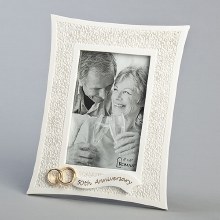 50TH ANNIVERSARY GOLD RINGS FRAME