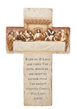 LAST SUPPER WALL CROSS WITH PRAYER