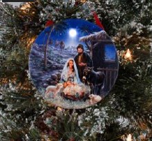 A SAVIOR IS BORN ORNAMENT