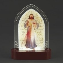 8" LED DIVINE MERCY ACRYLIC PLAQUE