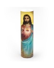 SACRED HEART OF JESUS LED CANDLE
