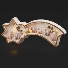 LIGHTED SHOOTING STAR NATIVITY