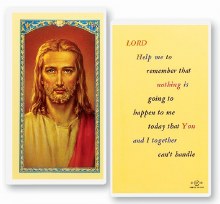 LORD HELP ME TO REMEMBER PRAYER CARD