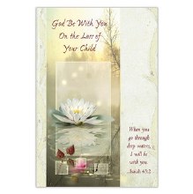 LOSS OF CHILD SYMPATHY CARD
