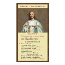 MASS PRAYER AND RESPONSE POCKET CARD