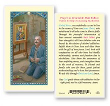 MATT TALBOT LAMINATED PRAYERCARD